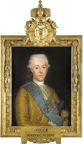 Portratt Av Gustav Iii - Sveriges Konung - Midjebild by Per I Krafft