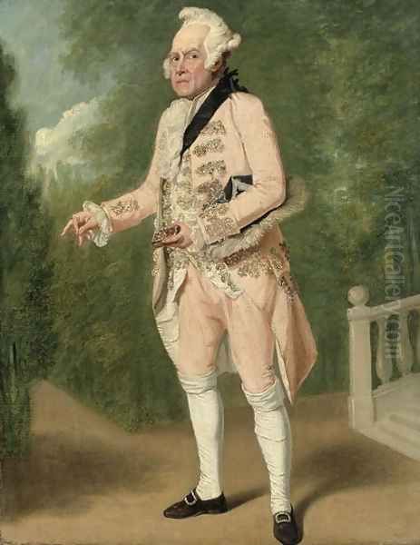 Thomas King as Lord Ogleby Oil Painting by Samuel de Wilde