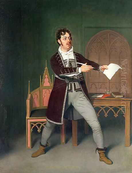 Charles Farley (1771-1859) as Francisco in 'A Tale of Mystery' by Thomas Holcroft, at the Covent Garden Theatre, 1802 Oil Painting by Samuel de Wilde