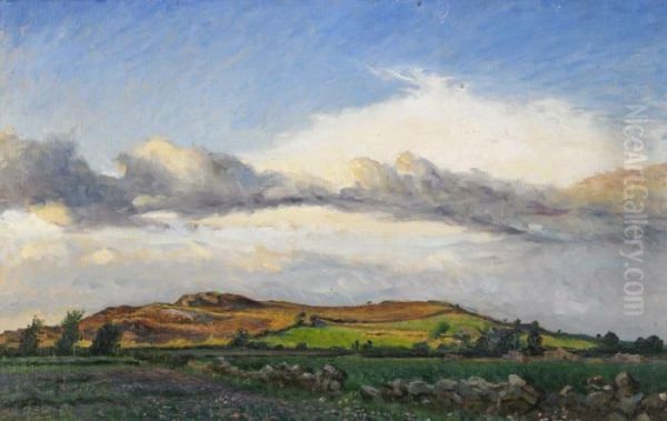 Hastensberget Vid Varberg Oil Painting by Nils Kreuger