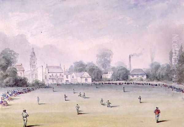 The Oval, Kennington, 1851-2 Oil Painting by Nicholas (Felix) Wanostrocht