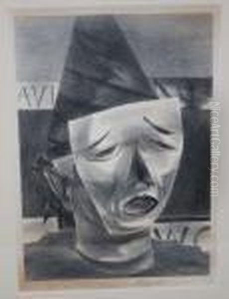 Mask by Yasuo Kuniyoshi