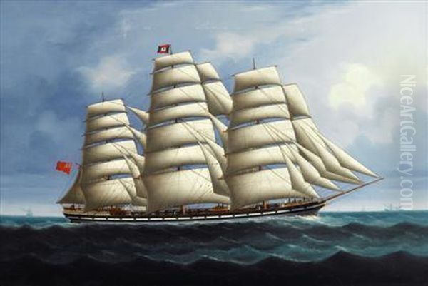 Ship Glenlui Oil Painting by Lai Fong