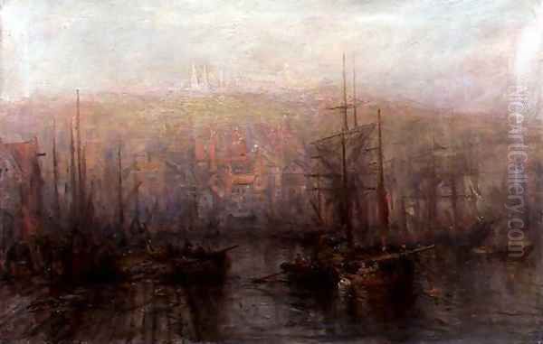 Scarborough Oil Painting by William Edward Webb