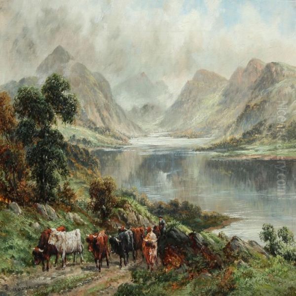 Scottish Landscape Oil Painting by William Langley