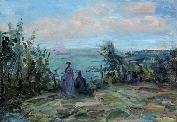 Soir, Gallea Pres Saint Nazaire Oil Painting by Pierre Laprade