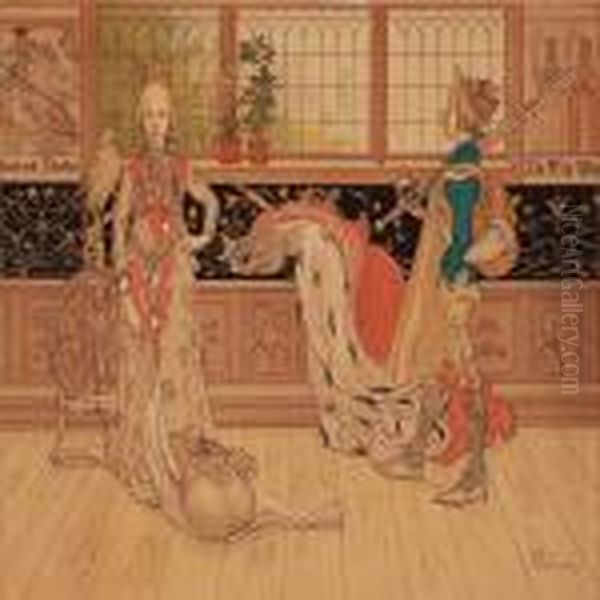 Sankt Garan Oil Painting by Carl Larsson