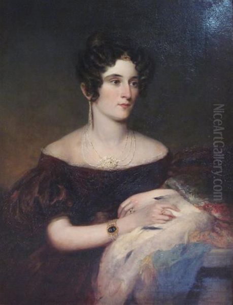 Euphemia Oil Painting by Robert Scott Lauder