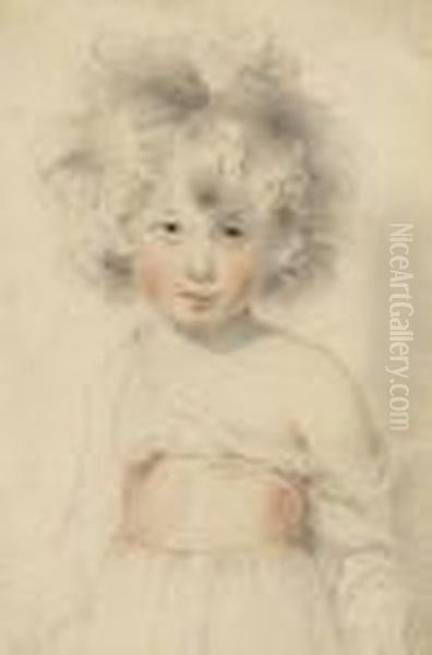 Portrait Of Charles Malton , Three-quarter-length, As A Child Oil Painting by Sir Thomas Lawrence