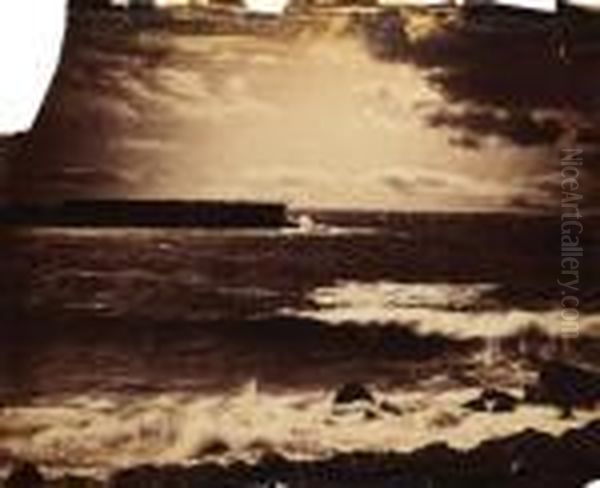 Grande Vague. Cette No. 17. (sete) Oil Painting by Gustave Le Gray