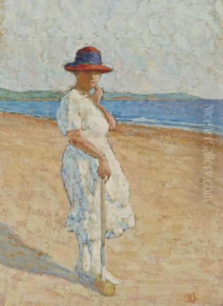 Croquet Sur La Plage Oil Painting by Henri Lebasque