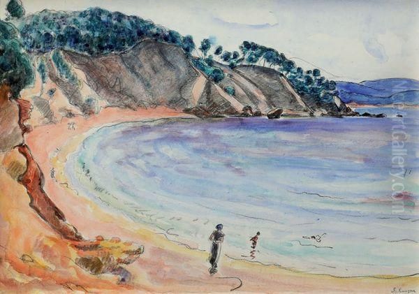 Sur La Plage Oil Painting by Henri Lebasque