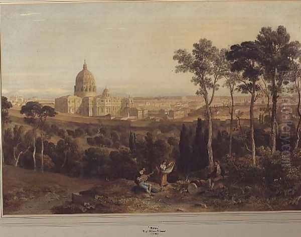 Rome Oil Painting by Hugh William Williams