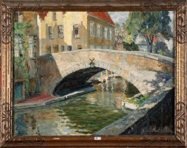 Coin De Bruges Oil Painting by Paul Leduc