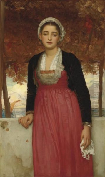 Frederic, Lord Leighton, P.r.a., R.w.s. Amarilla Oil Painting by Frederick Leighton