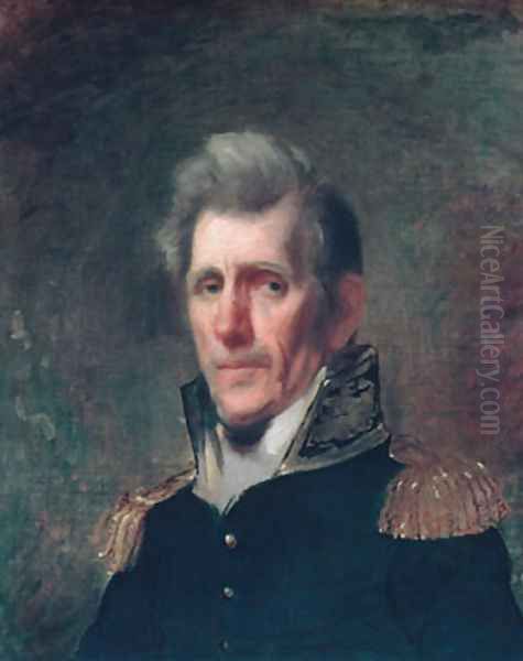 General Andrew Jackson Oil Painting by Samuel Lovett Waldo