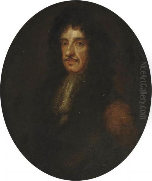 Portrait Of King Charles Ii Oil Painting by Sir Peter Lely