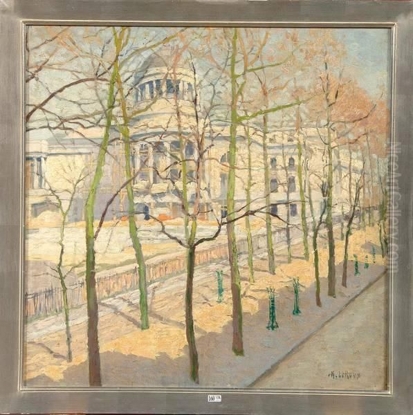 Vue Du Cinquantenaire Oil Painting by Henri Louis-Ph. Leroux