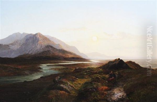 Near Portmadoc Oil Painting by Charles Leslie