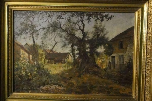 Corps De Ferme Oil Painting by Theodore Lespinasse