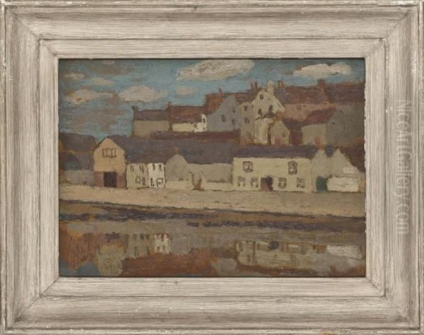 Reflections Oil Painting by Edward Morland Lewis