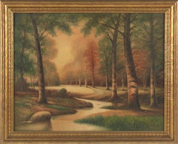 Landscape Oil Painting by Henry Lewis