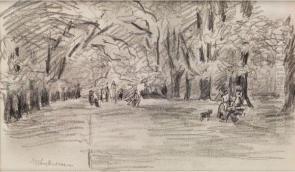 Im Park Oil Painting by Max Liebermann