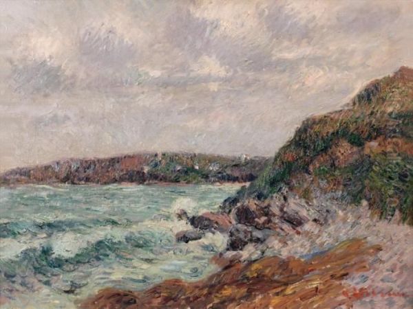 La Baie De Treboul Oil Painting by Gustave Loiseau