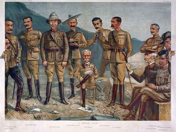 A General Group, published by Vanity Fair 1900 Oil Painting by Ward, Leslie Matthew