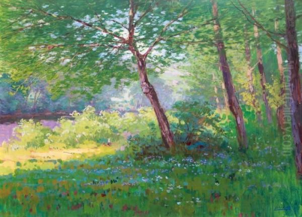 Summer Mood Oil Painting by Stanislav Lolek