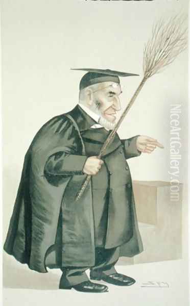 James Leigh Joynes (1853-93), illustration from Men of the Day, published in Punch magazine, 1887 Oil Painting by Ward, Leslie Matthew