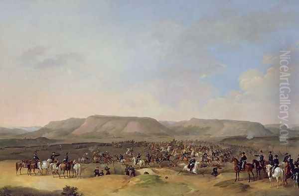 The Capture of Shumla, 1860 Oil Painting by Bogdan Willewalde