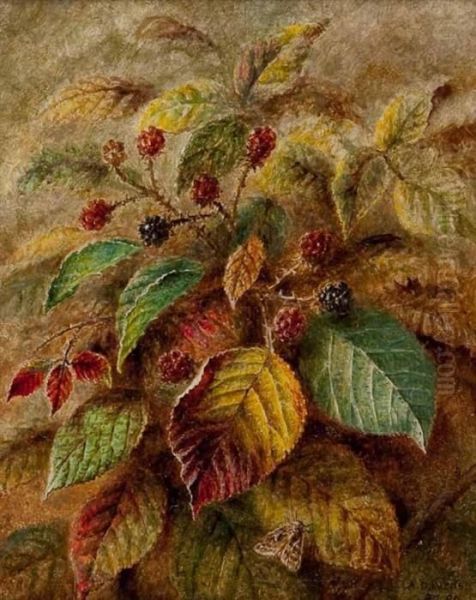 Blackberries Oil Painting by Albert Durer Lucas