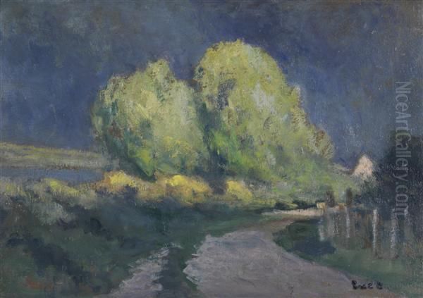 Paysage Oil Painting by Maximilien Luce