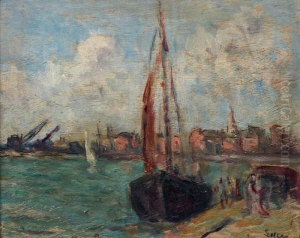 Saint Malo Oil Painting by Maximilien Luce