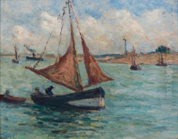 Honfleur Oil Painting by Maximilien Luce