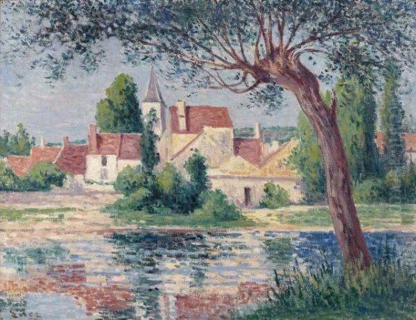 Lucy-sur-cure Oil Painting by Maximilien Luce