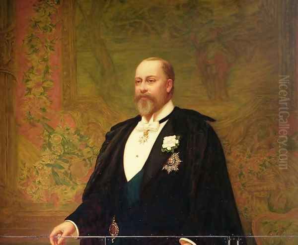 Edward VII (1841-1910) Oil Painting by Archibald James Stuart Wortley