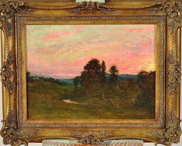 paysage Oil Painting by Jules Louis Machard