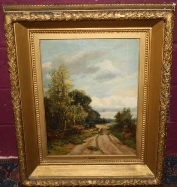 Rural Scene Oil Painting by John MacWhirter