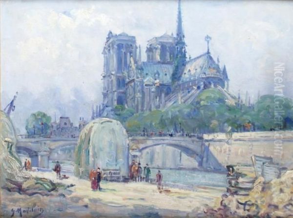 Paris Oil Painting by Gustave Madelain