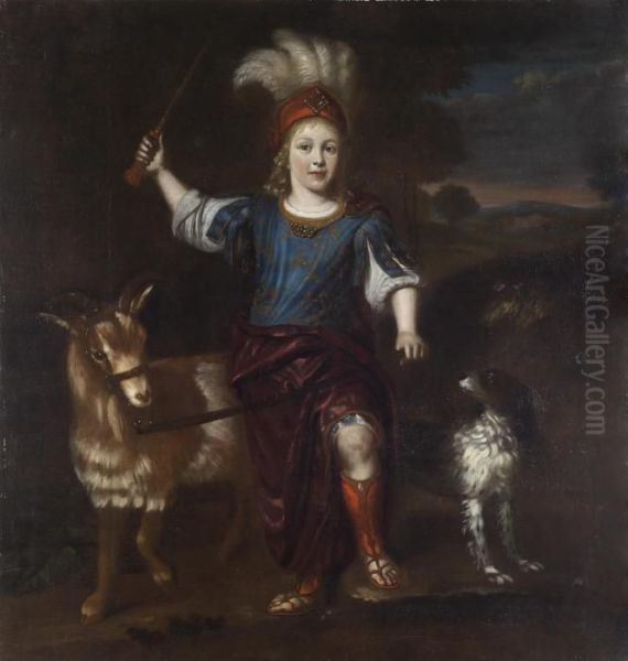 Ritratto Di Bambino In Costume Oil Painting by Nicolaes Maes