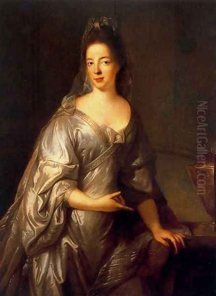 Lady Anne Herbert, wife of Lord of Wardour Arundel Oil Painting by Joseph Wright