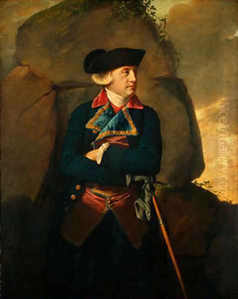 Portrait of a Gentleman 2 Oil Painting by Joseph Wright