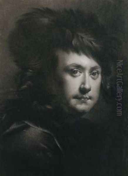 Self Portrait 2 Oil Painting by Joseph Wright