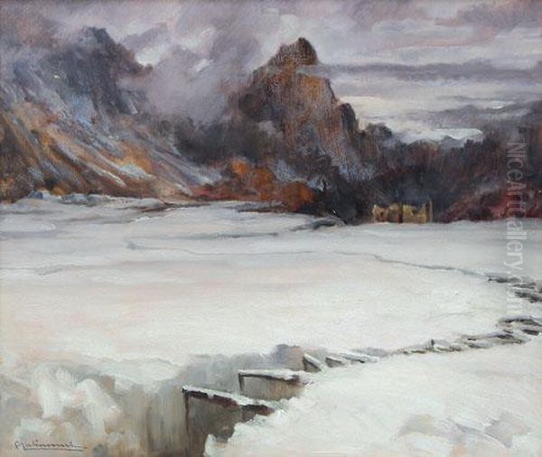 Temporale Imminente Oil Painting by Angelo Malinverni