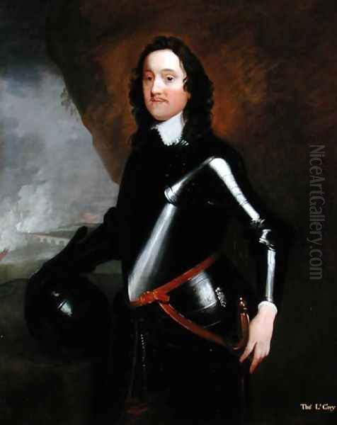 Portrait of Lord Thomas Grey (1623-57) of Groby Oil Painting by John Michael Wright