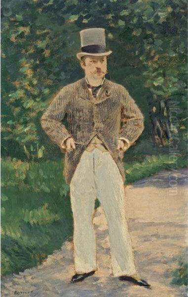 Portrait De Monsieur Brun Oil Painting by Edouard Manet