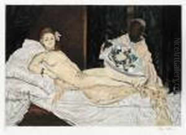 Olympia Oil Painting by Edouard Manet