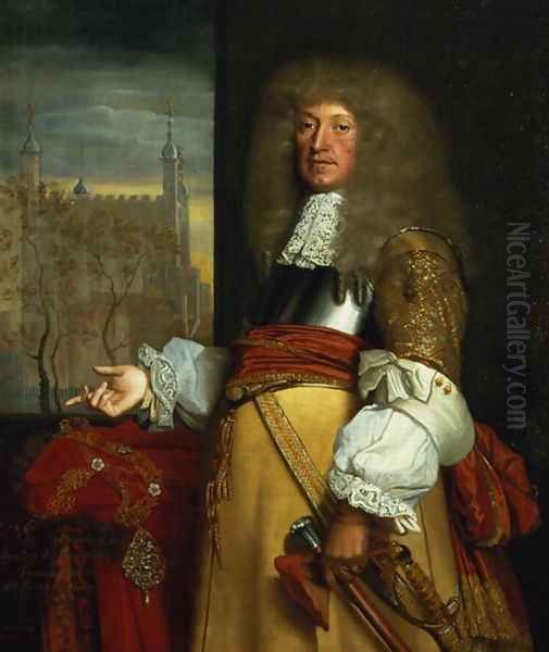 Sir John Robinson, 1662 Oil Painting by John Michael Wright